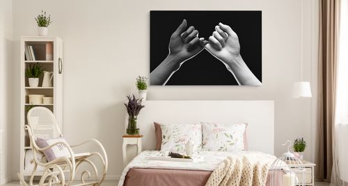 Obraz Na Ścianę DŁONIE Abstrakcja Posąg 3D Minimalizm 40cm x 30cm na Arena.pl