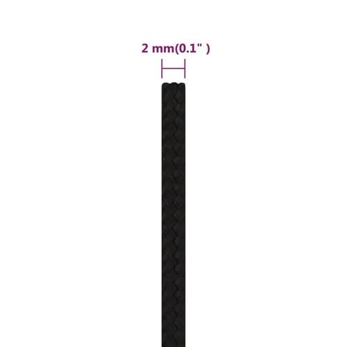 LinKa robocza, czarna, 2 mm, 100 m, poliester na Arena.pl