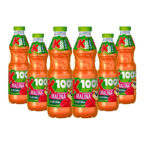 Kubuś 100% Sok jabłko marchew malina 850 ml x 6 sztuk na Arena.pl