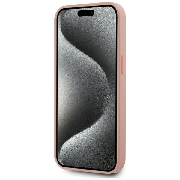 Etui Karl Lagerfeld do iPhone 15, Różowy, MagSafe zdjęcie 5