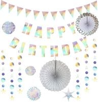 girlanda urodzinowa happy birthday zestaw