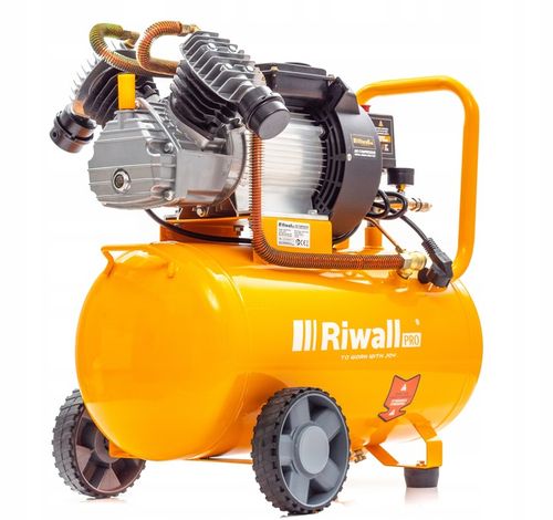 KOMPRESOR 10 BAR olejowy sprężarka powietrza 50L DUŻA WYDAJNOŚĆ ZESTAW na Arena.pl