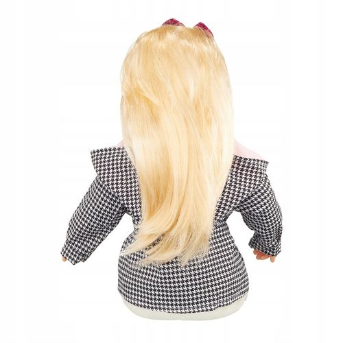 Lalka bobas jak żywa duża 56cm miękka interaktywna mówi śpiewa 2języki uczy na Arena.pl