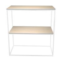 Konsola toaletka regał dwupoziomowa loft Weldon 1