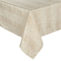 Obrus z żakardowym wzorem ALINA 140X260 beżowy