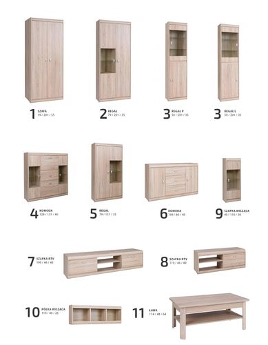 Zestaw mebli MIVER 5 na Arena.pl