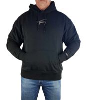 Męska bluza z kapturem Tommy Jeans -Relaxed Hoodie DM0DM15796 czarna - XXL