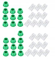 40X SPINKI DO LISTW ZEWNĘTRZNYCH PROGU BMW E36 E46 E90 E91 20+20 KOMPLET