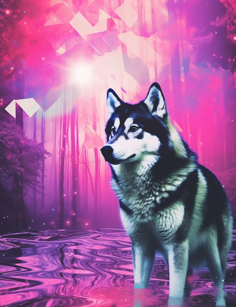 Plakat 50x65cm Wilczy Duch zdjęcie 1