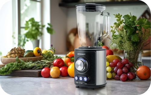 Blender kielichowy duży szklany czarny 800W Berdsen 1,5L na Arena.pl