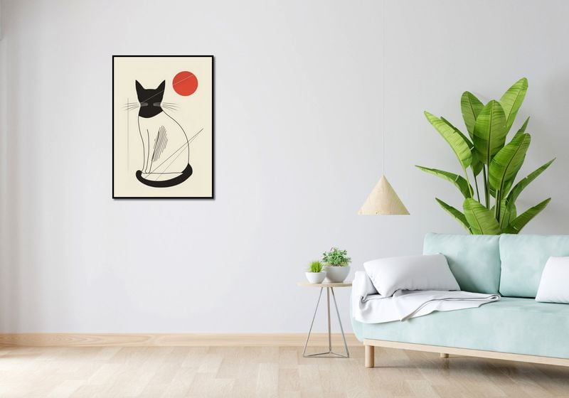 Plakat 59,4x84,1cm Czerwony Krąg zdjęcie 4