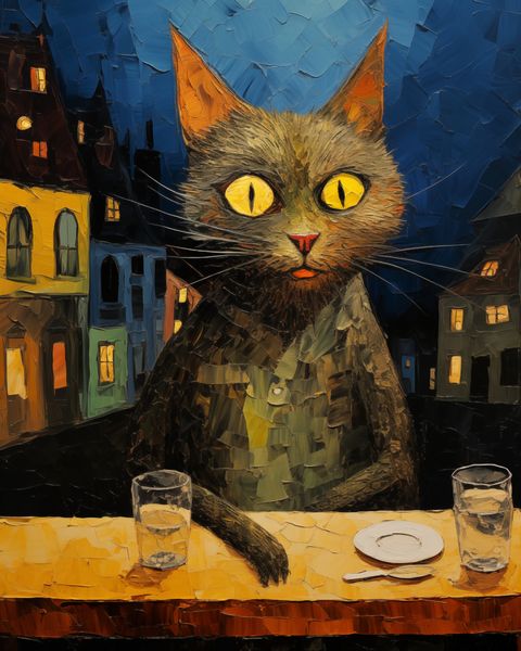 Plakat 40x50cm Nocny Obserwator zdjęcie 1