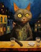 Plakat 40x50cm Nocny Obserwator