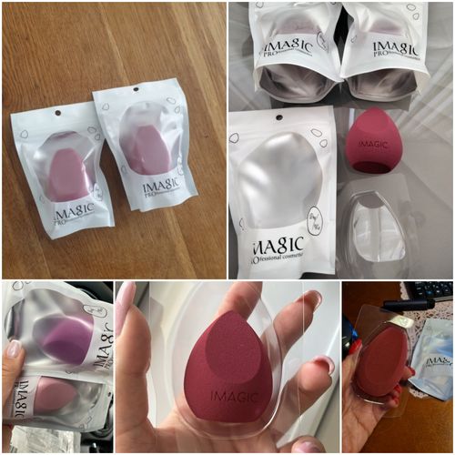 Gąbka do makijażu IMAGIC PROfessional ścięta łezka na Arena.pl