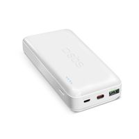 Powerbank 20000 mAh PD MicroUSB USB-C USB-A 20W - biały