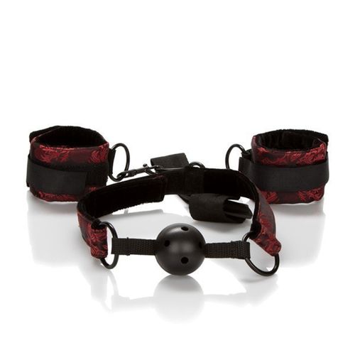 scandal breathable ball gag with cuffs na Arena.pl