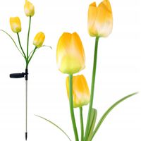 Lampa solarna wbijana TULIPANY LED lampka kwiat SOLARNY KWIATY TULIPAN