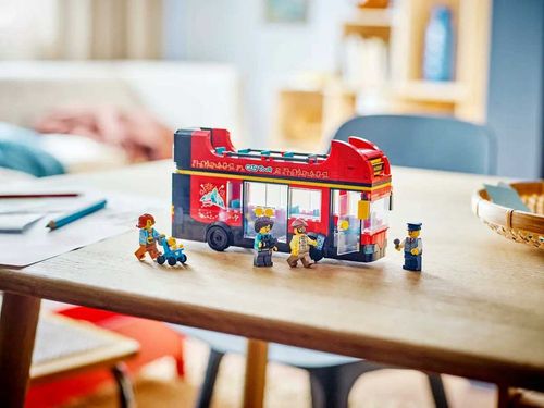 60407 - lego city - czerwony, piętrowy autokar na Arena.pl