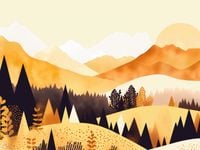 Plakat 80x60cm Złoty Zachód w Rozkwicie