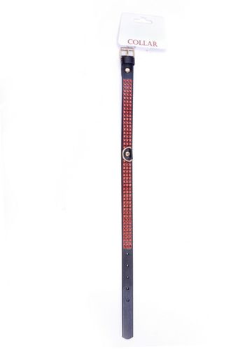 Fetish B - Series Collar With Crystals 2 Cm Red Line na Arena.pl