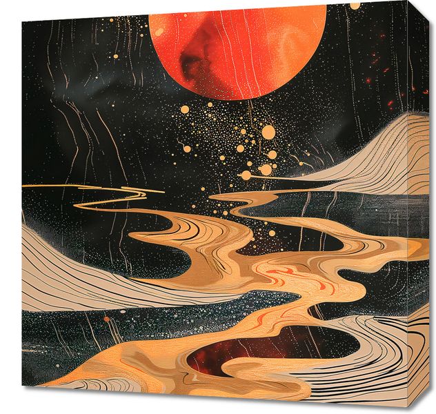 Obraz 50x50cm Planetarny Taniec zdjęcie 1