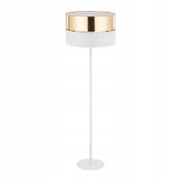 LAMPA PODŁOGOWA STOJĄCA TK LIGHTING HILTON 5074 BIAŁY / ZŁOTY