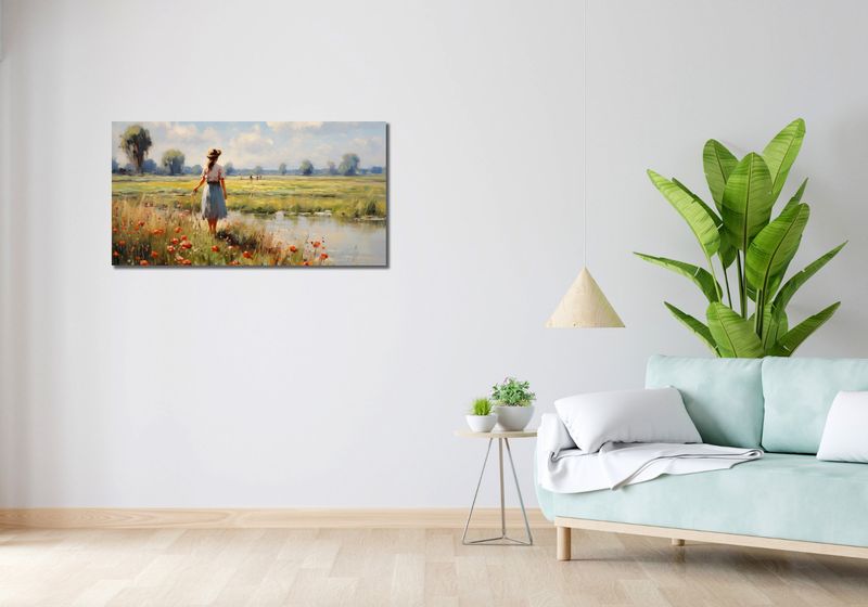 Obraz 100x50cm Wiejski Spokój zdjęcie 2