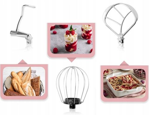 ROBOT KUCHENNY PLANETARNY BLENDER MIKSER UGNIATARKA 1100W 5L 3 MIESZADŁA na Arena.pl