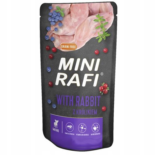 MOKRA KARMA DLA PSA DOLINA NOTECI RAFI MINI MIX SMAKÓW 20X150G MAŁE RASY na Arena.pl