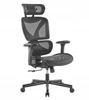 ERGONOMICZNY FOTEL OBROTOWY BIUROWY ART MANAGER WSPARCIE DLA KRĘGOSŁUPA