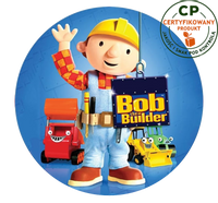 Opłatek na tort Bob Budowniczy