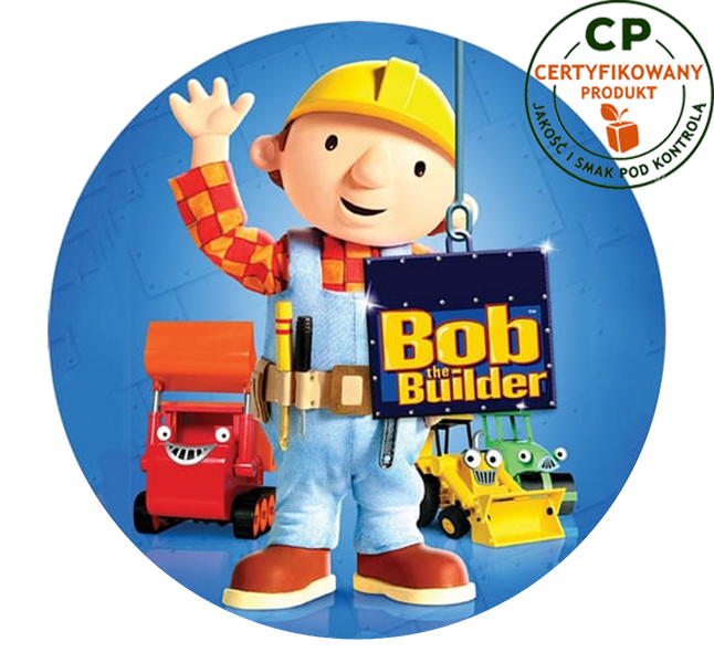 Opłatek na tort Bob Budowniczy zdjęcie 1