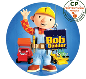 Opłatek na tort Bob Budowniczy
