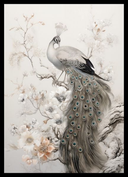 Plakat 29,7x42cm Pawia Gracja zdjęcie 2