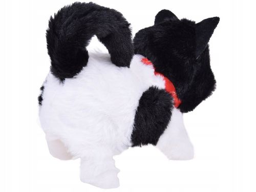 Interaktywny pluszowy Kot ŁATKA chodzi miauczy rusza ogonkiem ZA5364 na Arena.pl