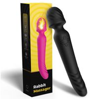 Podgrzewany wibrator - Mission black