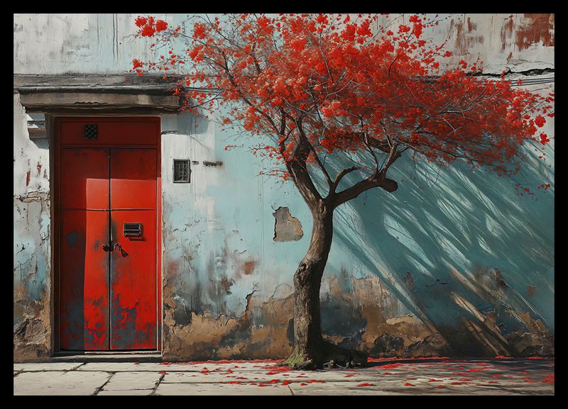 Plakat 42x29,7cm Widok Na Dawne zdjęcie 2