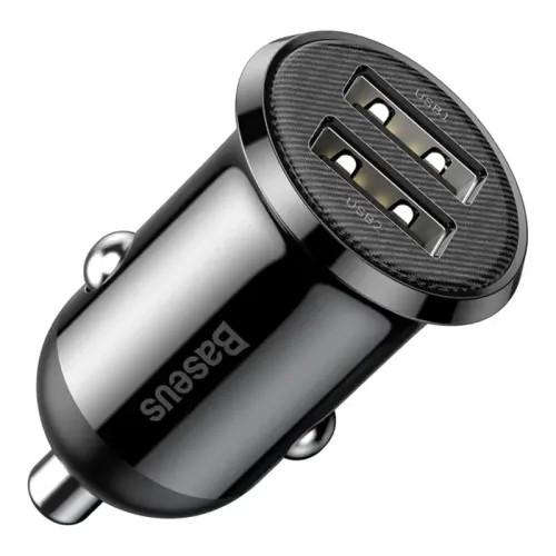 ładowarka samochodowa baseus grain pro 2x usb 4.8a (czarna) na Arena.pl