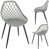 krzesło aranda szare + czarne nogi (nowy kod 15.10.2025)