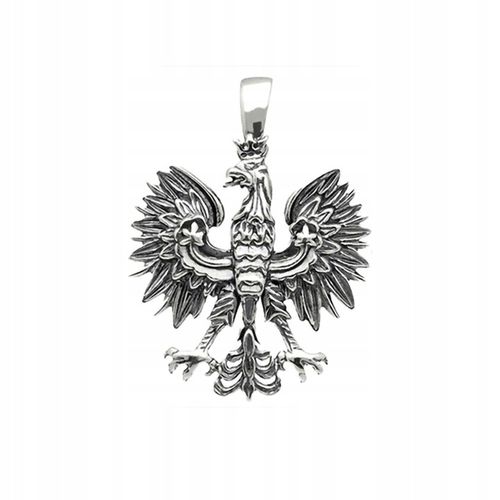 Zawieszka Srebrna pr. 925 Wisiorek ORZEŁ w Koronie Godło Polski (Mały) na Arena.pl