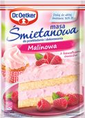 DR OETKER MASA ŚMIETANOWA DO CIAST MALINOWA 86G