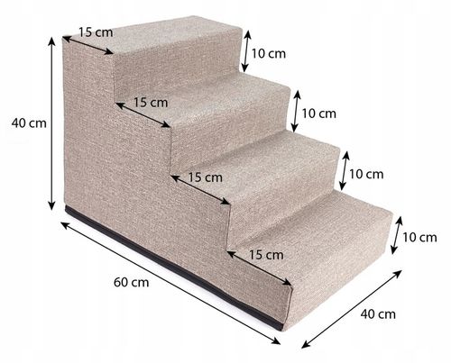 SCHODY SCHODKI DLA PSA 4 STOPNIE na Arena.pl