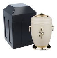 Zestaw pogrzebowy do pochówku - nisza i metalowa urna Róża/Nisza