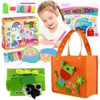 DIY TOREBKA DO SAMODZIELNEGO WYKONANIA HAFT DIAMENTOWY DUŻA PORTMONETKA 6+