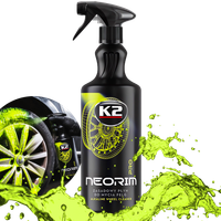 K2 NEORIM Pro 1L Zasadowy Płyn Do Mycia Felg Kołpaków Kół i Opon Neon