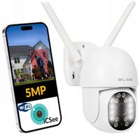 ZEWNĘTRZNA OBROTOWA KAMERA WIFI IP 5MP ULTRA HD AUDIO SMART ZOOM IP66 ICSEE