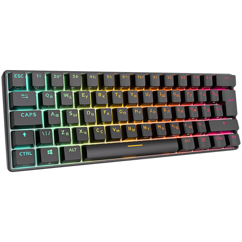 royal kludge rk61 black gaming keyboard brown switch na Arena.pl