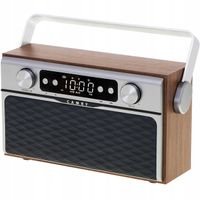 RADIO KUCHENNE RETRO STYL DREWNIANE PRZENOŚNE BLUETOOTH USB FM SD CAMRY