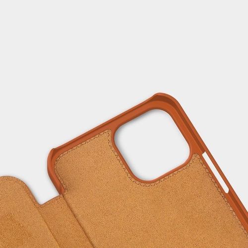 Nillkin Qin Leather Case - Etui Apple iPhone 12 Pro Max (Red) na Arena.pl
