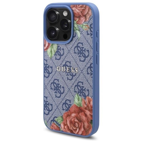 Guess GUHMP16XP4ROPEMCB iPhone 16 Pro Max 6.9" niebieski/blue hardcase 4G zdjęcie 2